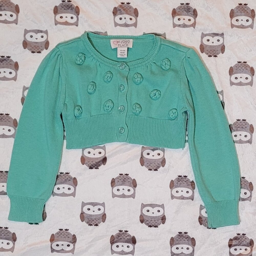$1 | 12-18m | Button Down Bolero Sweater